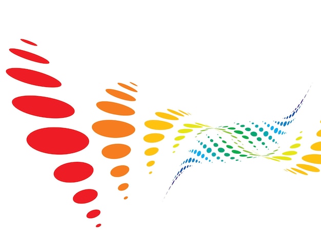 Ilustración de Vector de fondo de líneas de onda abstracta