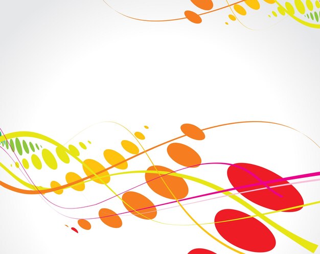 Ilustración de Vector de fondo de semitono colorido abstracto