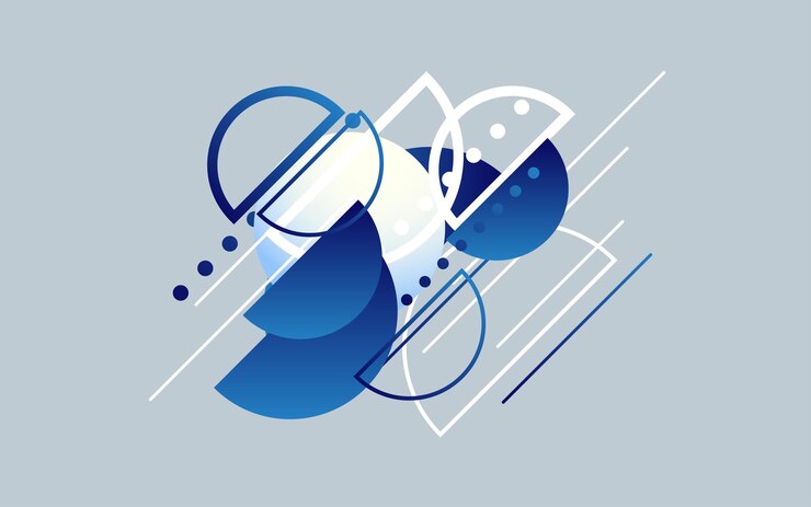 Vector gratuito ilustración de vector de fondo de tecnología moderna azul abstracto