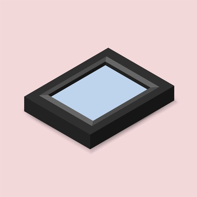 Ilustración de vector de icono de marco de foto