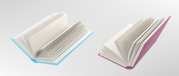 Ilustración de vector de libro de papel de escuela de mosca abierta