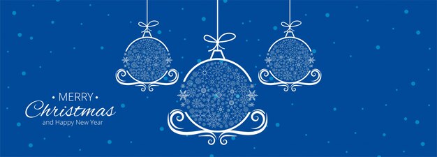 Ilustración de vector de plantilla de banner de tarjeta de celebraciones de Navidad