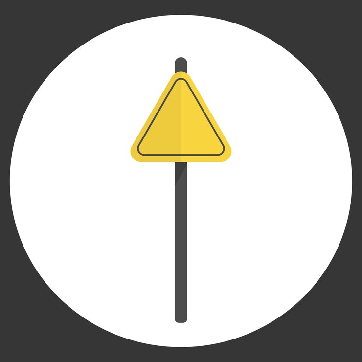 Vector gratuito ilustración del vector de signo en blanco