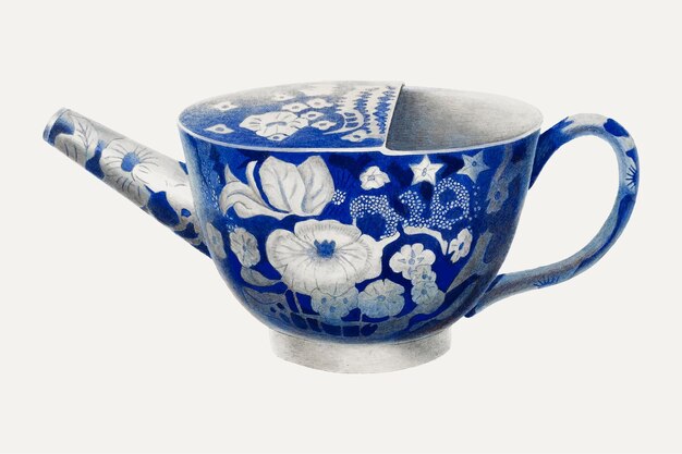 Ilustración de vector de taza inválida vintage, remezclada de la obra de arte de Vincent P. Rosel