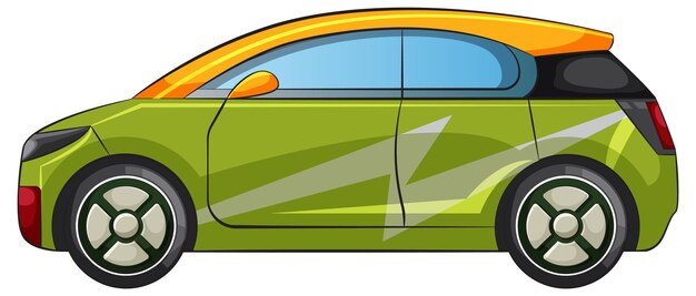 Ilustración vectorial colorida de automóviles compactos