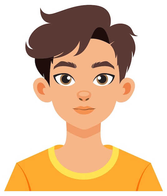 Ilustración vectorial de un niño