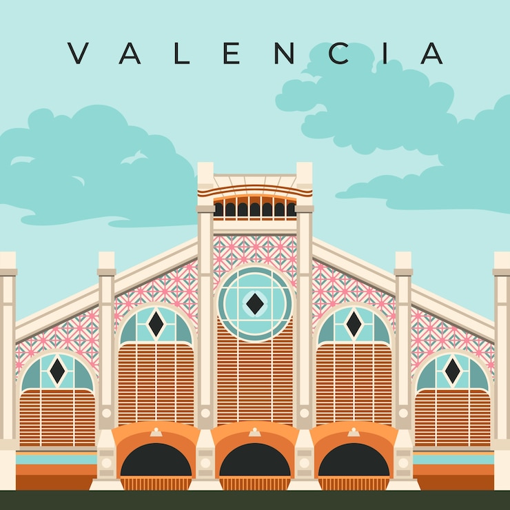 Vector gratuito ilustración de viaje de españa dibujado a mano