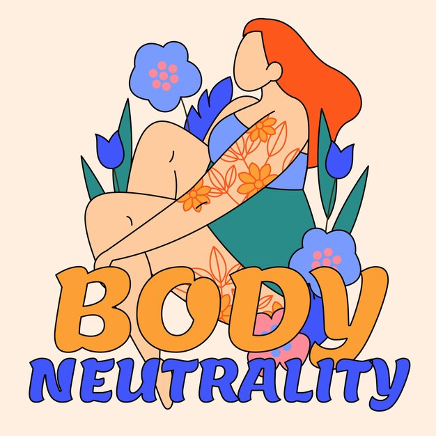 Ilustración de vibraciones positivas dibujada a mano