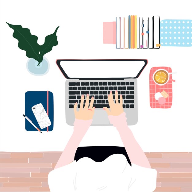 Ilustración de la vida cotidiana de las personas