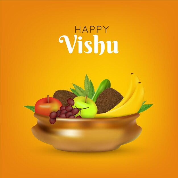 Ilustración de vishu realista