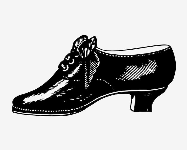 Ilustración de zapatos vintage