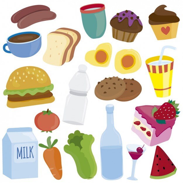 Ilustraciones de alimentos