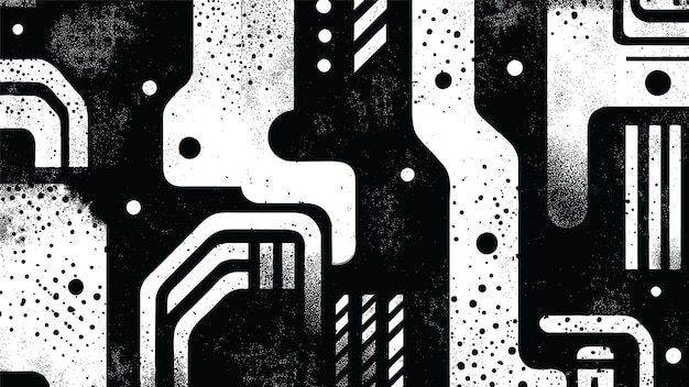 ilustraciones geométricas grunge