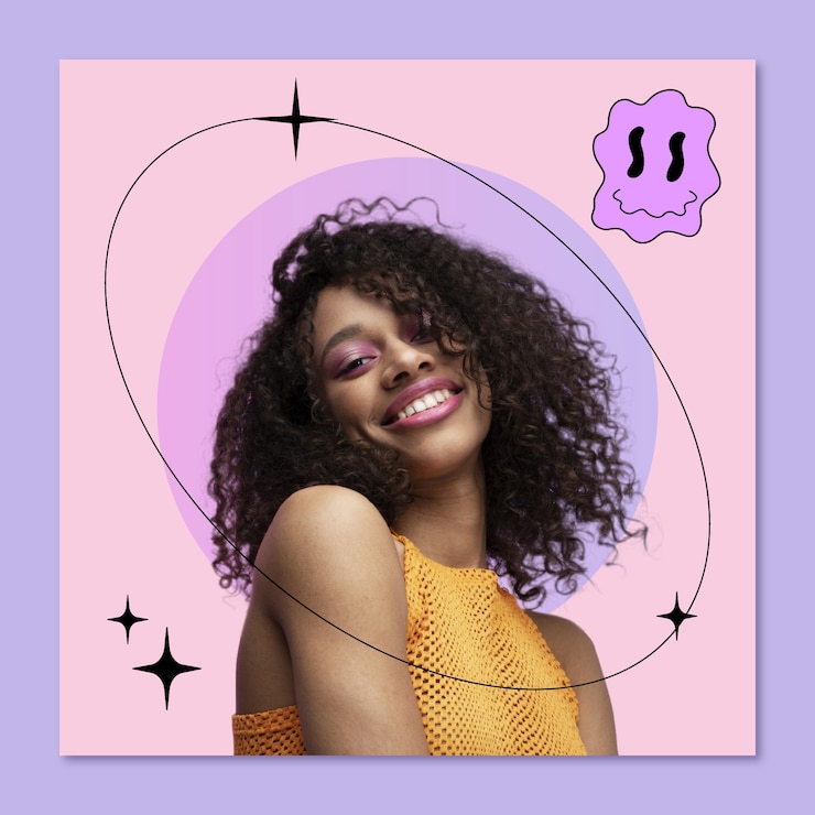Vector gratuito imagen de perfil moderna para las redes sociales
