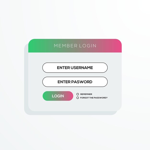 Imágenes de inicio de sesión de Ui