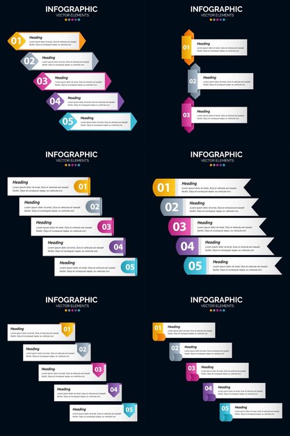Incluya infografías vectoriales en su presentación para atraer a su audiencia