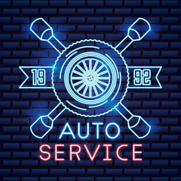 Industria automotriz de neón