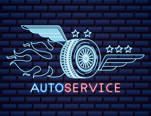 Industria automotriz de neón