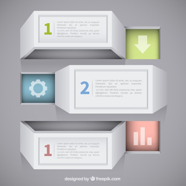 Infografía 3d abstracto