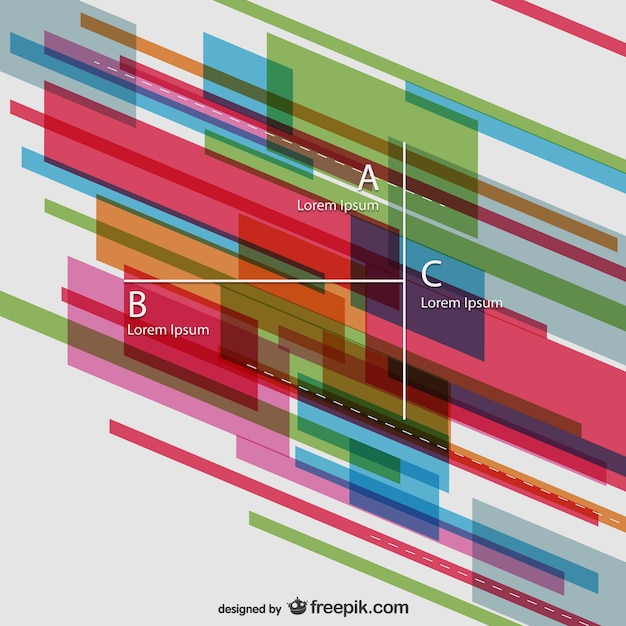 Infografía abstracta