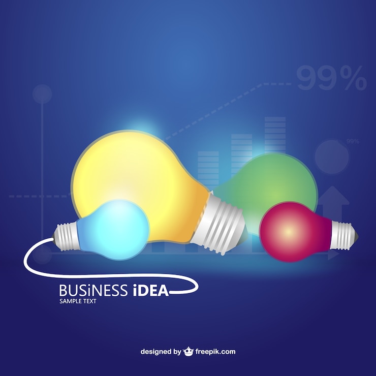 Vector gratuito infografía con bombillas