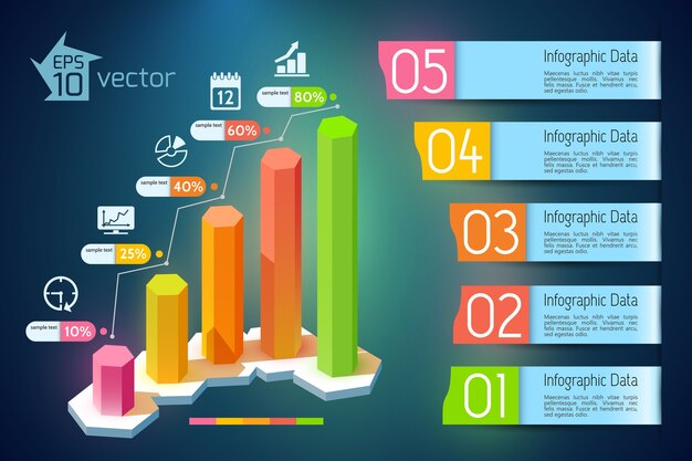 Infografía de desarrollo empresarial