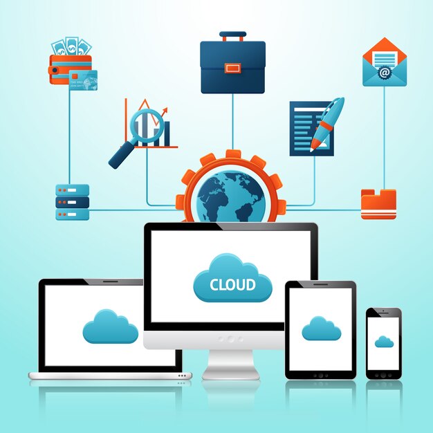 Infografía de dispositivos móviles