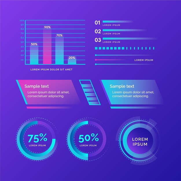 Infografía futurista