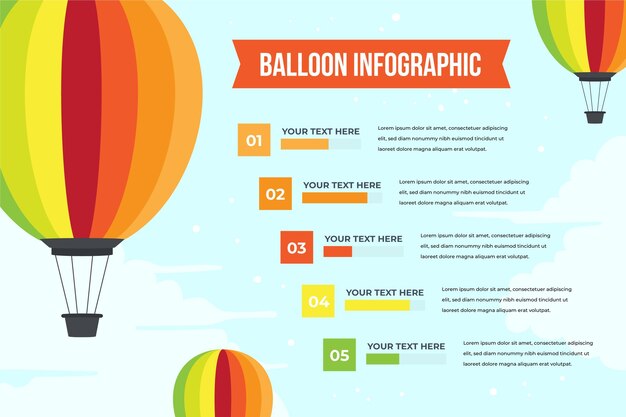 Infografía de globo