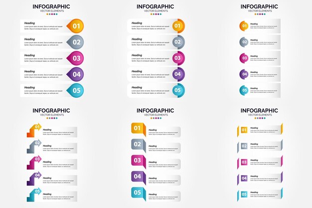 Infografía de ilustración vectorial en diseño plano para publicidad en folletos, volantes y revistas