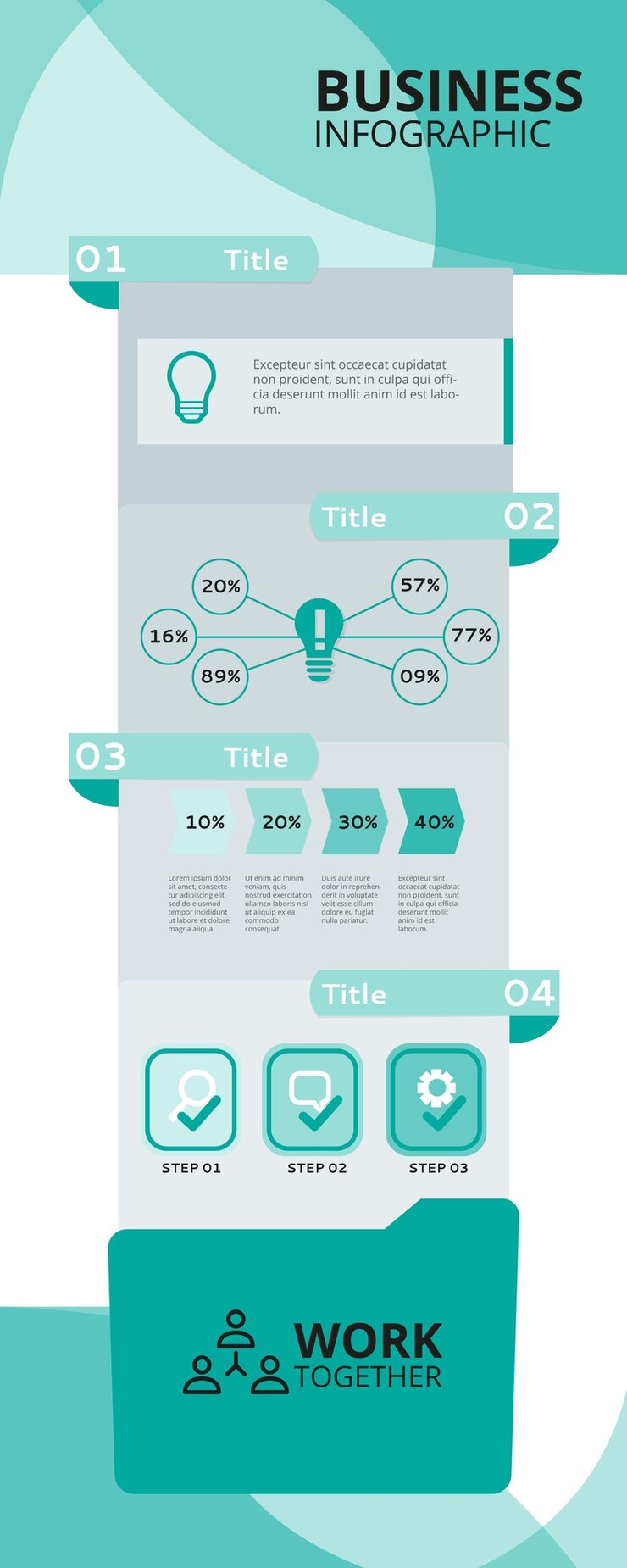 Vector gratuito infografía de negocios cocnept