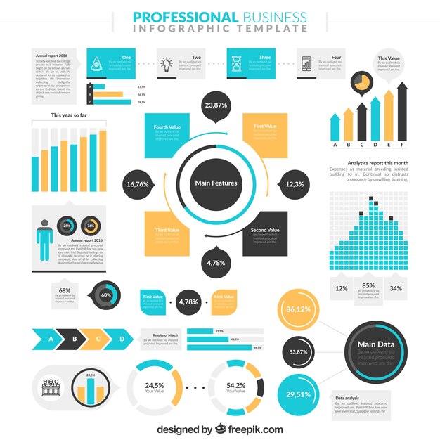 Infografía de negocios