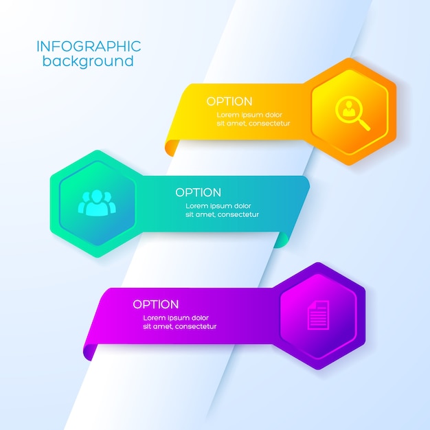 Infografía de opciones comerciales