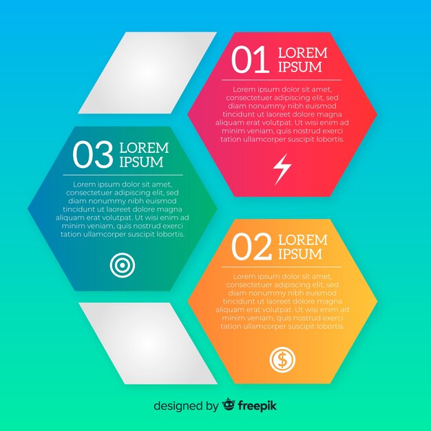 Infografía por pasos