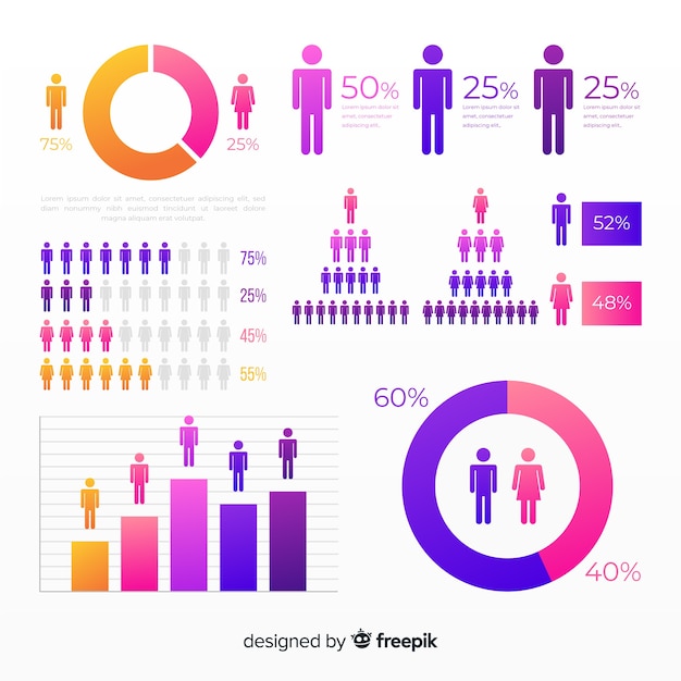 Infografía de personas