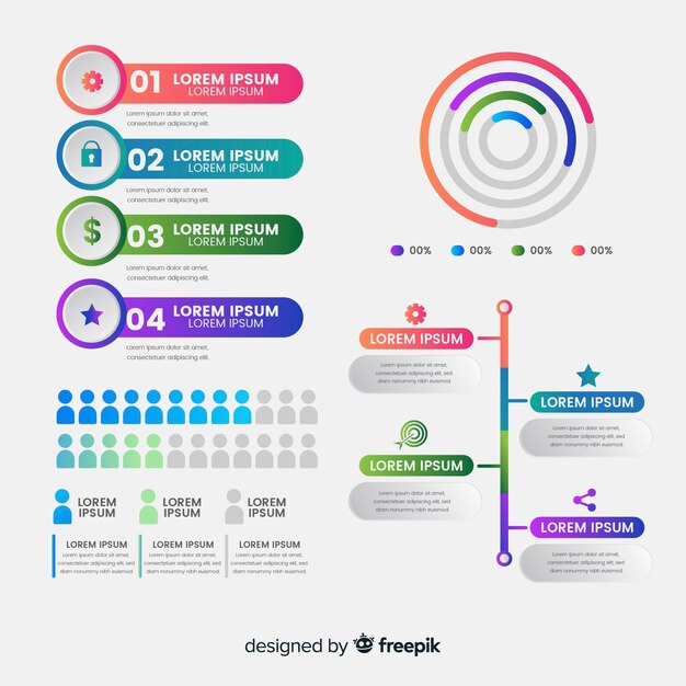 Infografía de pictograma