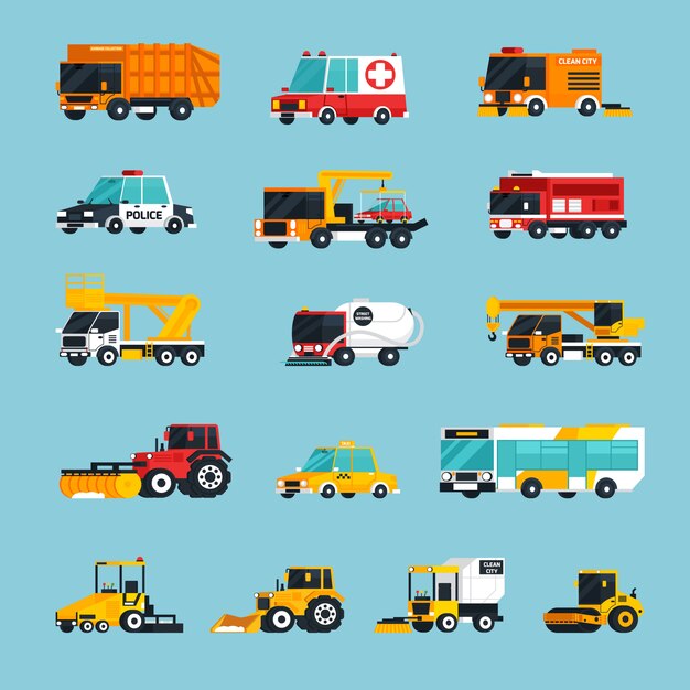 Infografía de transporte especial y de emergencia
