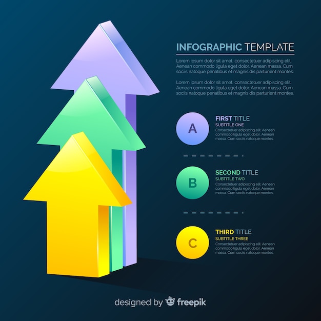 Vector gratuito infografía