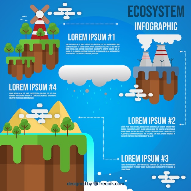 Infográfica del ecosistema