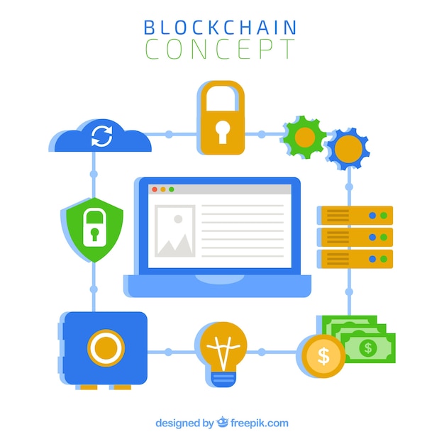 Infográfico de blockchain