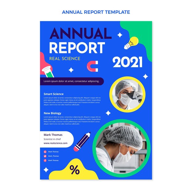 Informe anual de ciencia de diseño plano