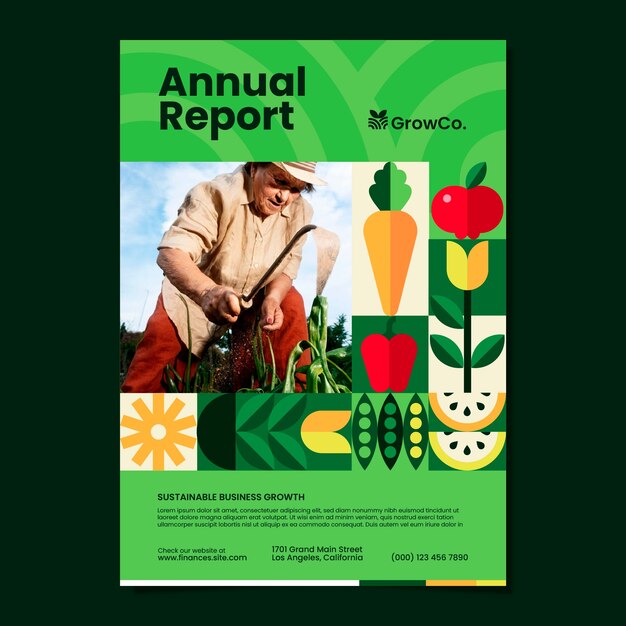 Informe anual de la empresa agrícola