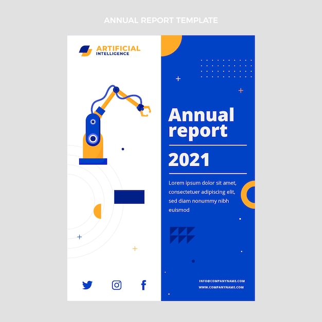 Informe anual de tecnología mínima de diseño plano