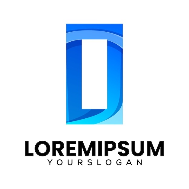 iniciales letra o diseño de logotipo colorido