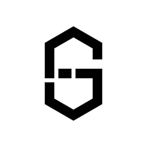 initials letter S G logo design