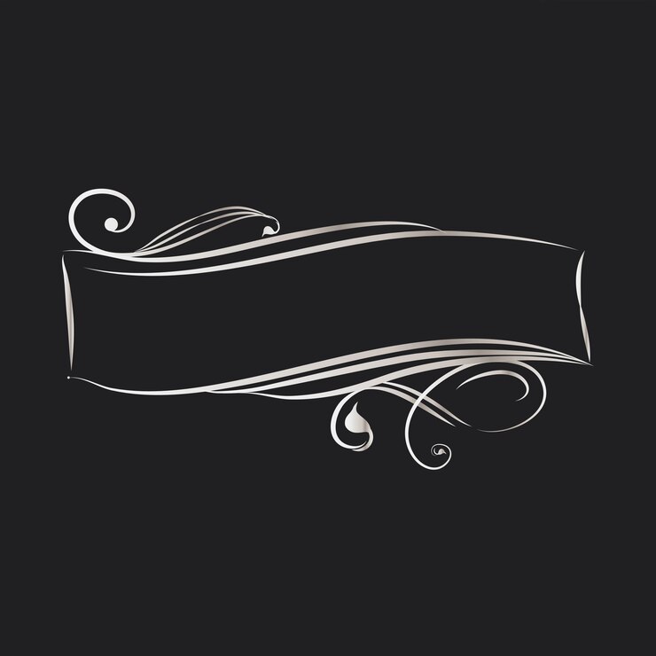Vector gratuito insignia en blanco remolino vintage