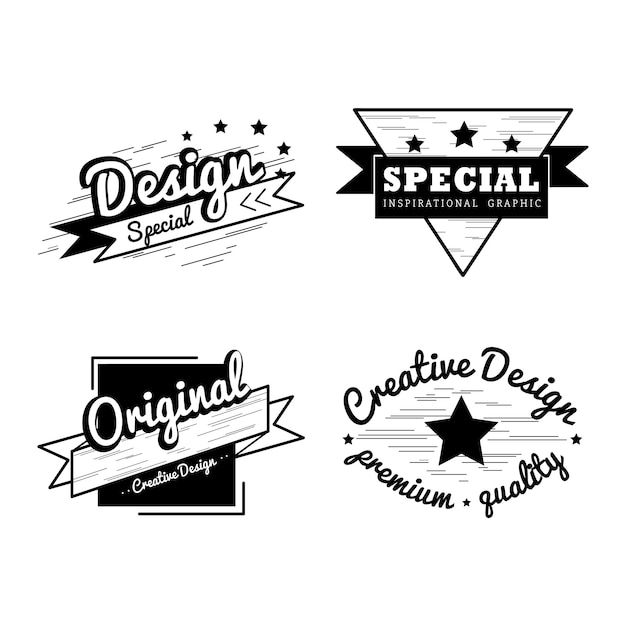 Insignia de calidad premium vector set