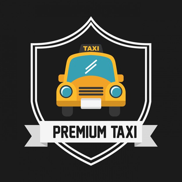 insignia de servicio de taxi