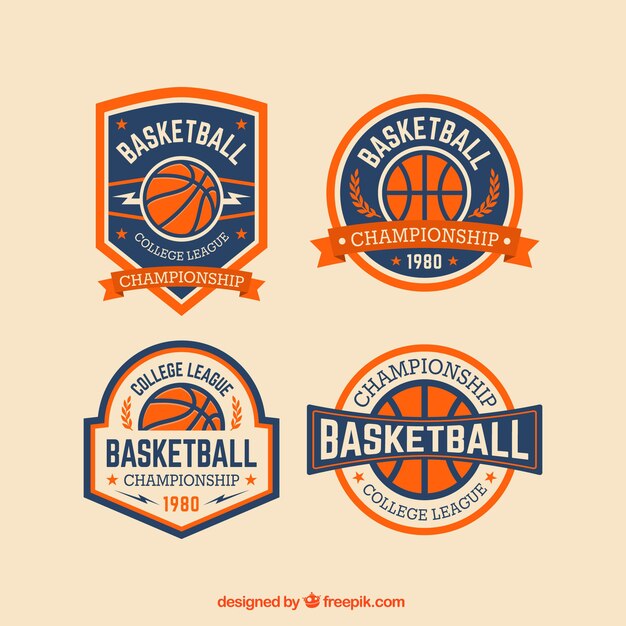 Insignias Baloncesto paquete