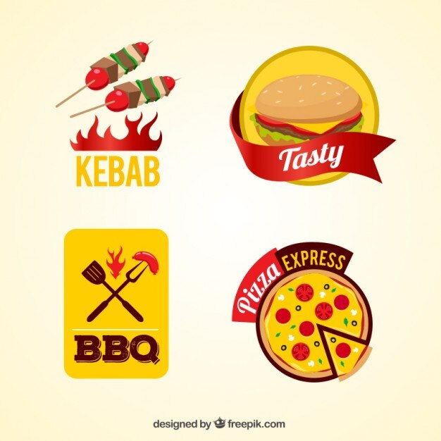 Insignias de comida rápida